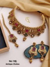 Brass High Gold Rajwadi Choker Set Wholesale Shop In Surat
